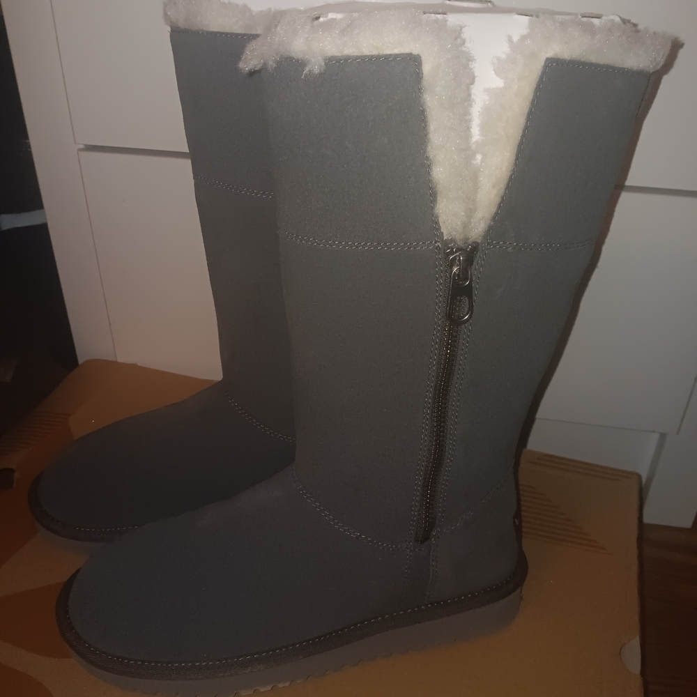 Koolaburra Gray Winter & Rain Boots